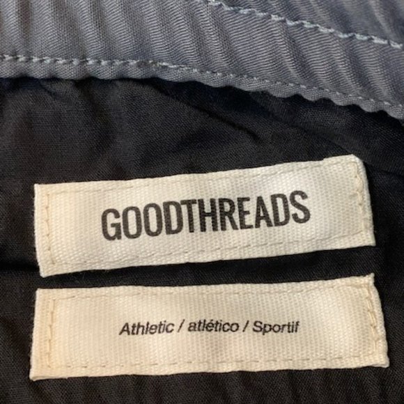 Goodthreads Men's Gray Drawstring Waist Athletic Fit Track/Lounge Pants S 32"Ins - Picture 7 of 10